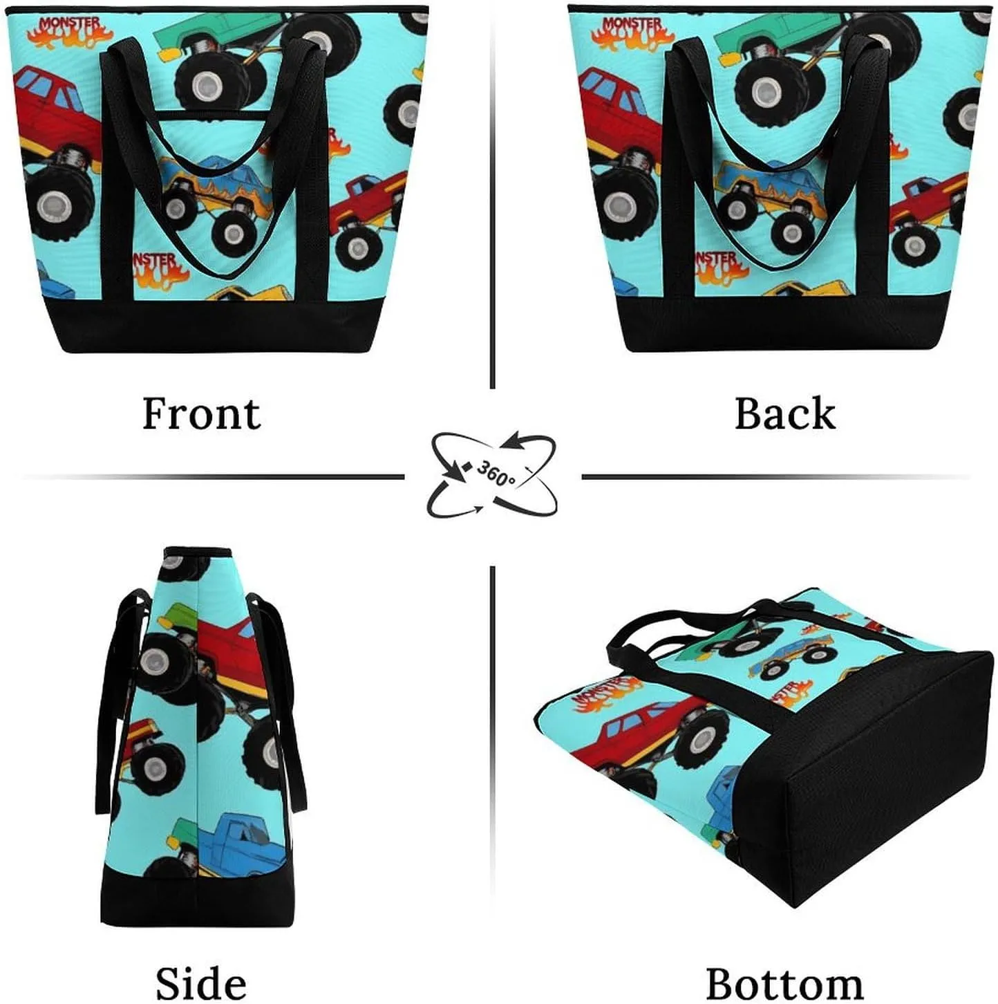 Fashionable Large Thermal Tote Bag Insulated Work/Commute Bag For Women & Men