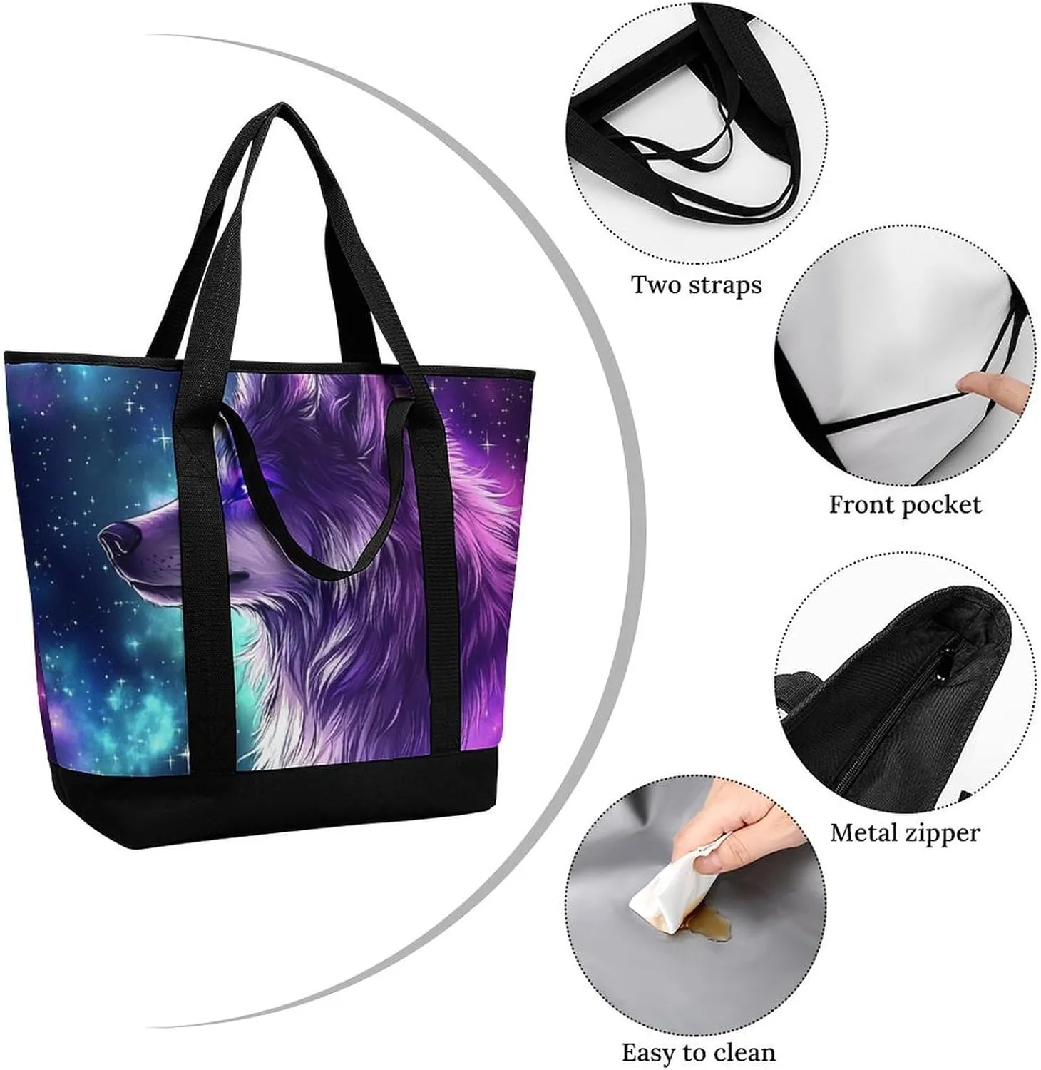 Fashionable Large Thermal Tote Bag Insulated Work/Commute Bag For Women & Men