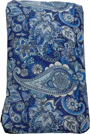 F.FETIVIN Weekender Bag Carry On Bag Travel Duffle Bag Medium Overnight Bag for Women and Girls(Blue Paisley)