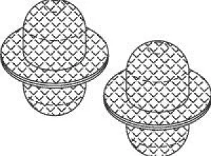 Fill/Vent Mesh Chamber Filter (Stainless Steel) for Midmark - Ritter MIF062