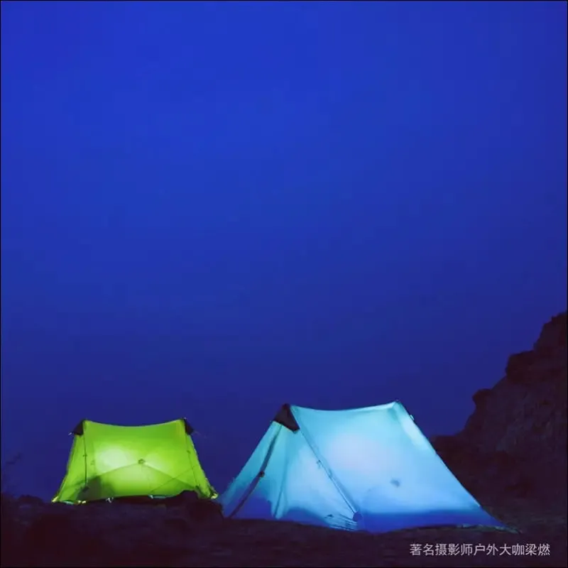 Flame's creed lanshan 2 person outdoor ultralight camping tent 3 season professional 15d silnylon