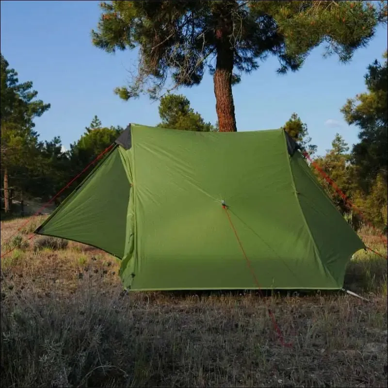 Flame's creed lanshan 2 person outdoor ultralight camping tent 3 season professional 15d silnylon