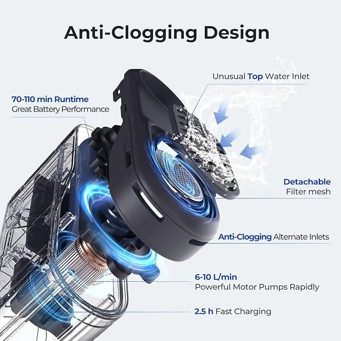 FLEXTAILGEAR MAX Shower Ultralight Rechargeable Outdoor Shower Pump, Portable Camping Showerhead Handheld, Travel Shower with USB-C Water Pump for Hiking, Car wash, Pet Cleaning, Beach Vacations