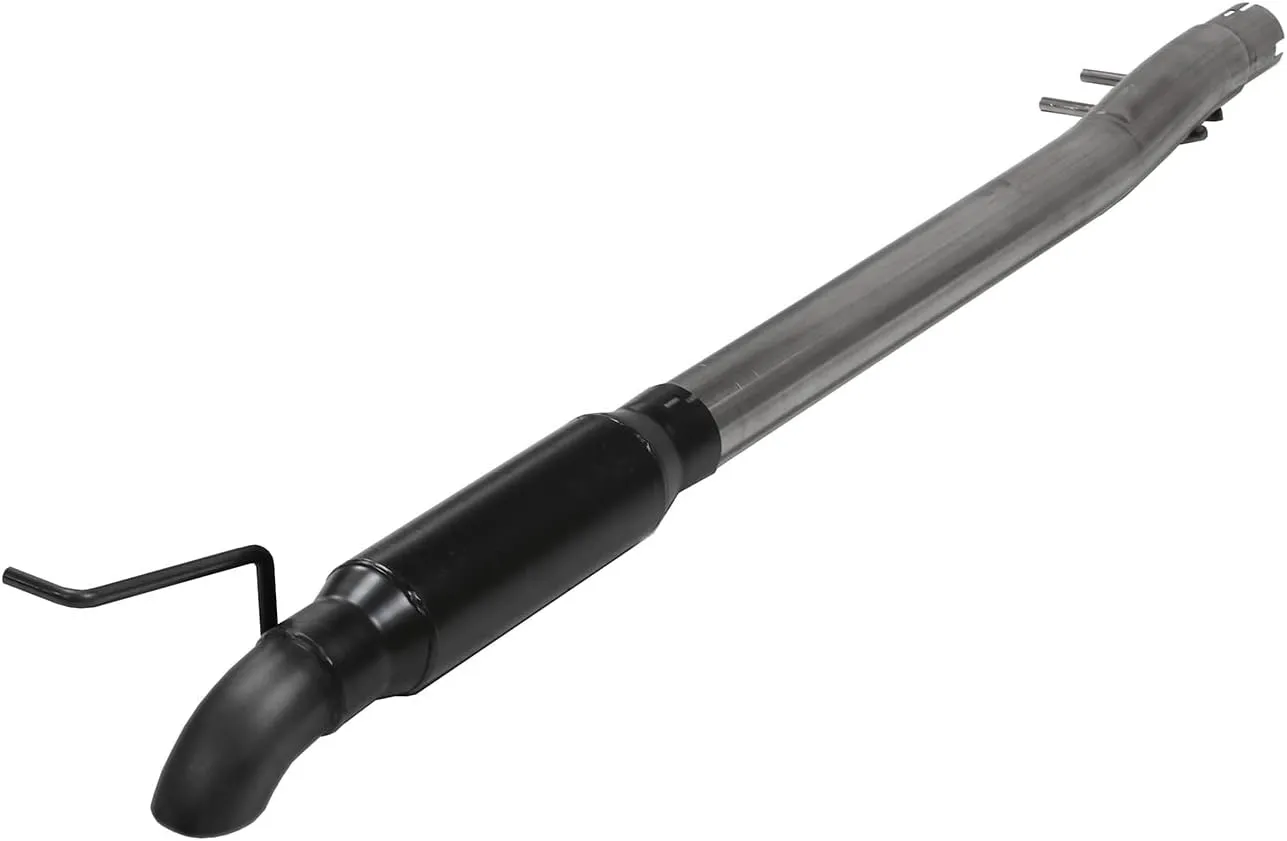 Flowmaster 818110 Outlaw Extreme High Clearance Cat-Back Exhaust Kit 3 Inch 409 Stainless Steel Black Single Dump Style Turndown Compatible with 2007-2018 Jeep Wrangler JK 3.6L 3.8L V6