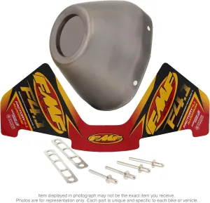 FMF End Cap Kit for Factory 4.1RCT - Stainless Steel