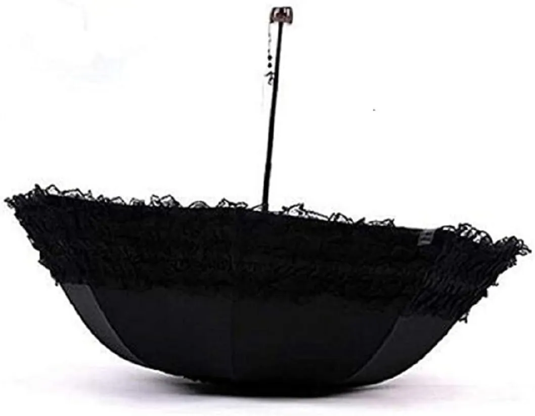 Foldable Travel Umbrella Compact UV Resistance sunshade Princess Lace Parasol Umbrella Sun Umbrella for Women Girls