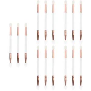 FRCOLOR 15pcs Dual-end Silicone Eyeshadow Brush Multifunctional Makeup Tool for Effortless Application Comfortable Lightweight and Design for Travel and Daily Use