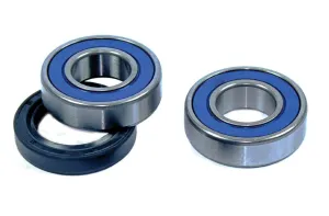 Front Wheel Bearing Kit - TW 200 2001-2010 - Ball Bearing - Stainless Steel & Rubber - Metallic