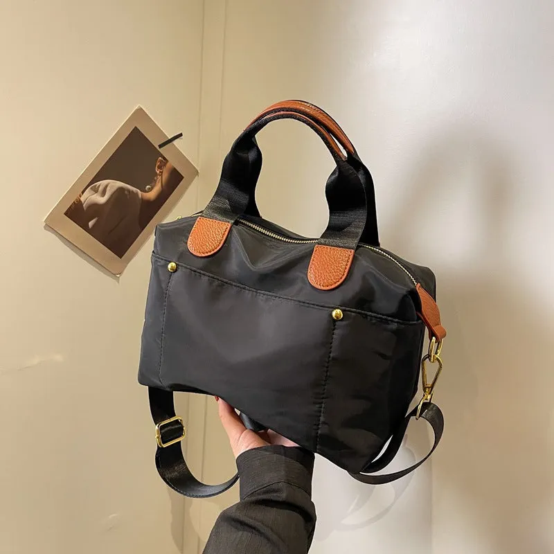 Gabrielle |  Compact Handbag with External Pockets