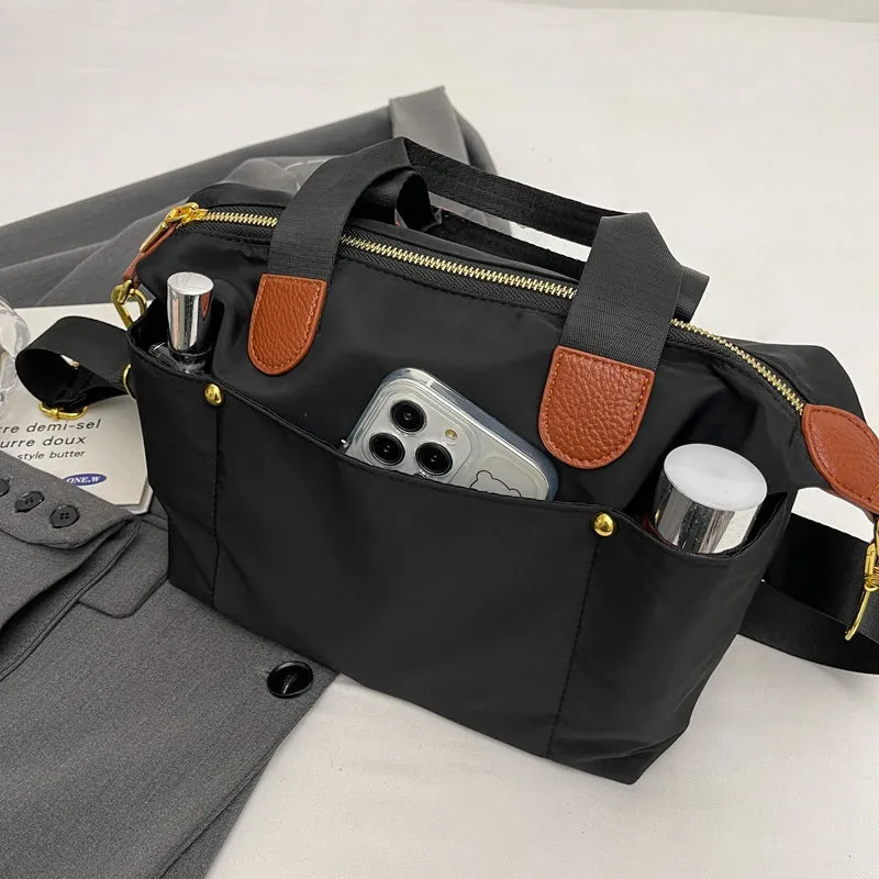 Gabrielle |  Compact Handbag with External Pockets