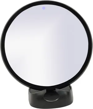 GaRcan Compact Vanity Mirror Cosmetic Mirror Desktop LED Light Desktop Smart Lighted Cosmetic Mirror Home Rotatable Wall-Mounted Mirror Salon Hairdressing Mirror (USB Charging M