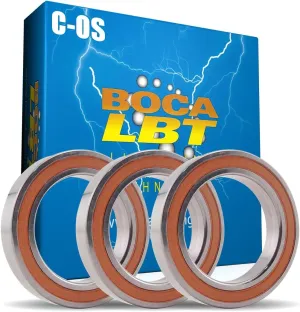 Garcia Revo Rocket Gen5 Baitcaster Fishing Reel (Spool) Stainless Steel Rubber Seal Ceramic Hybrid ABEC#7 Orange Seal Bearing Upgrade Kit