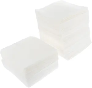 Gatuida 100Pcs Disposable Folding Towels Absorbent Convenient Hair Wipes for Spa Travel and Salon Use Soft Skin Friendly Pulp Quick Dry Portable Design