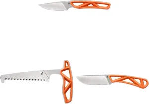 Gerber EXO MOD Knife/Saw Hunting Backpacking Set, Hunter Orange