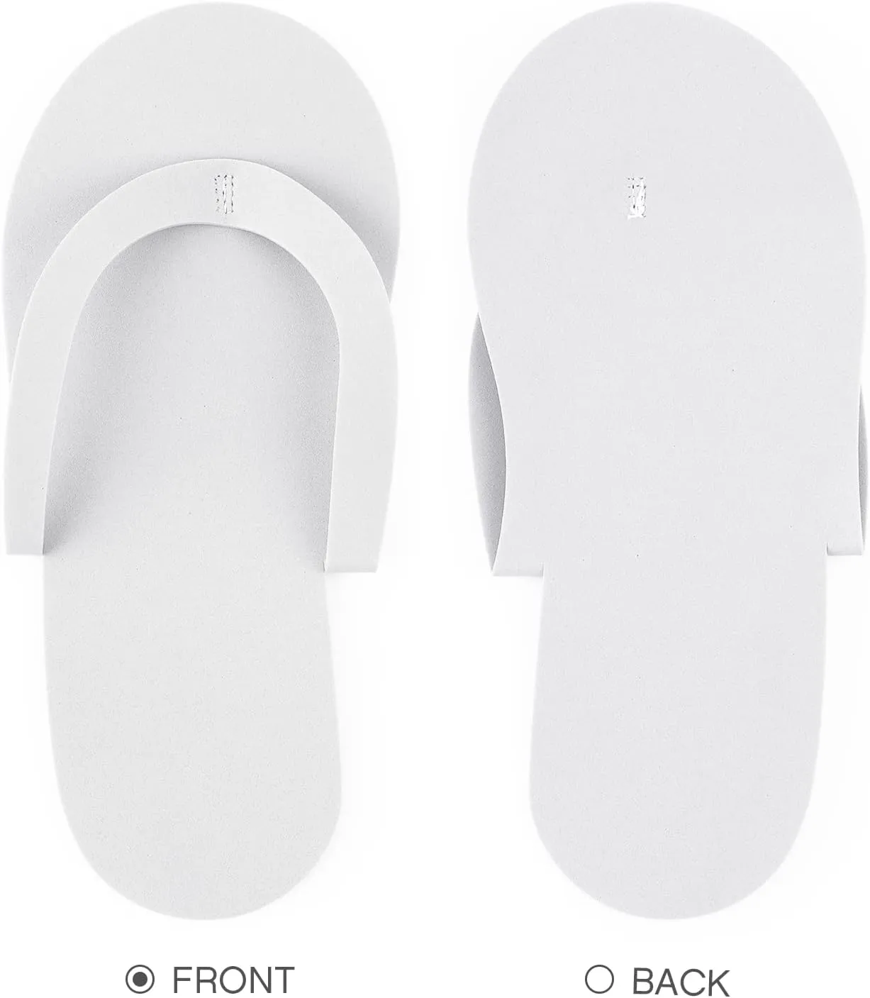 Geyoga 48 Pairs Disposable Pedicure Slippers Foam Disposable Multi Color Spa Flip Flops Pedicure Shoes for Women Salon Nail Spa