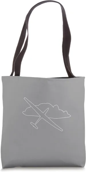glider gliding glide soar plane pilot flying soaring gift Tote Bag