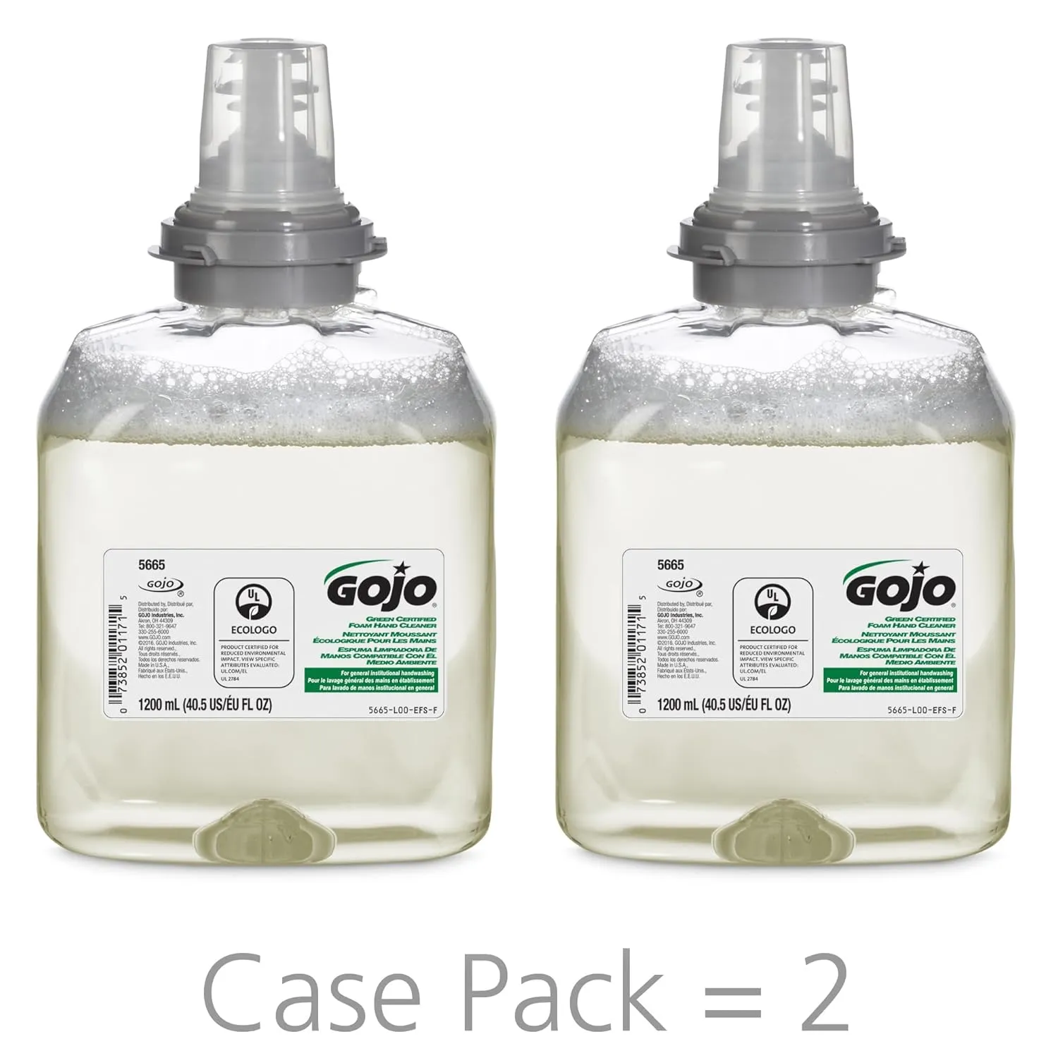 GOJO® Green Certified Foam Soap TFX Dispnsr Refill (566502)