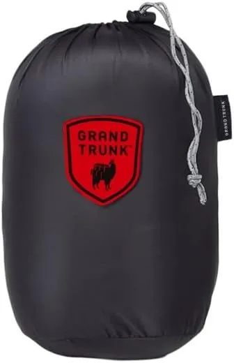 GRAND TRUNK Hooded Travel Pillow - Memory Foam Neck Support with Light-Blocking Hood & Compact Carry Bag