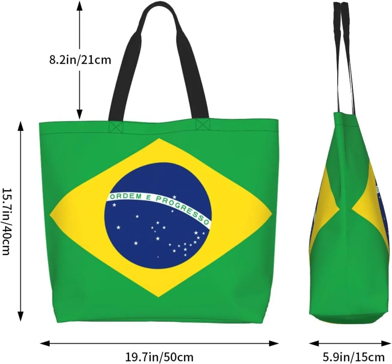 GTEVUTS State Flag Grocery Bag Large Handbag Reusable Shoulder Totes Bags-Cute Beach Bag Shopping Bag for Travel Outdoor