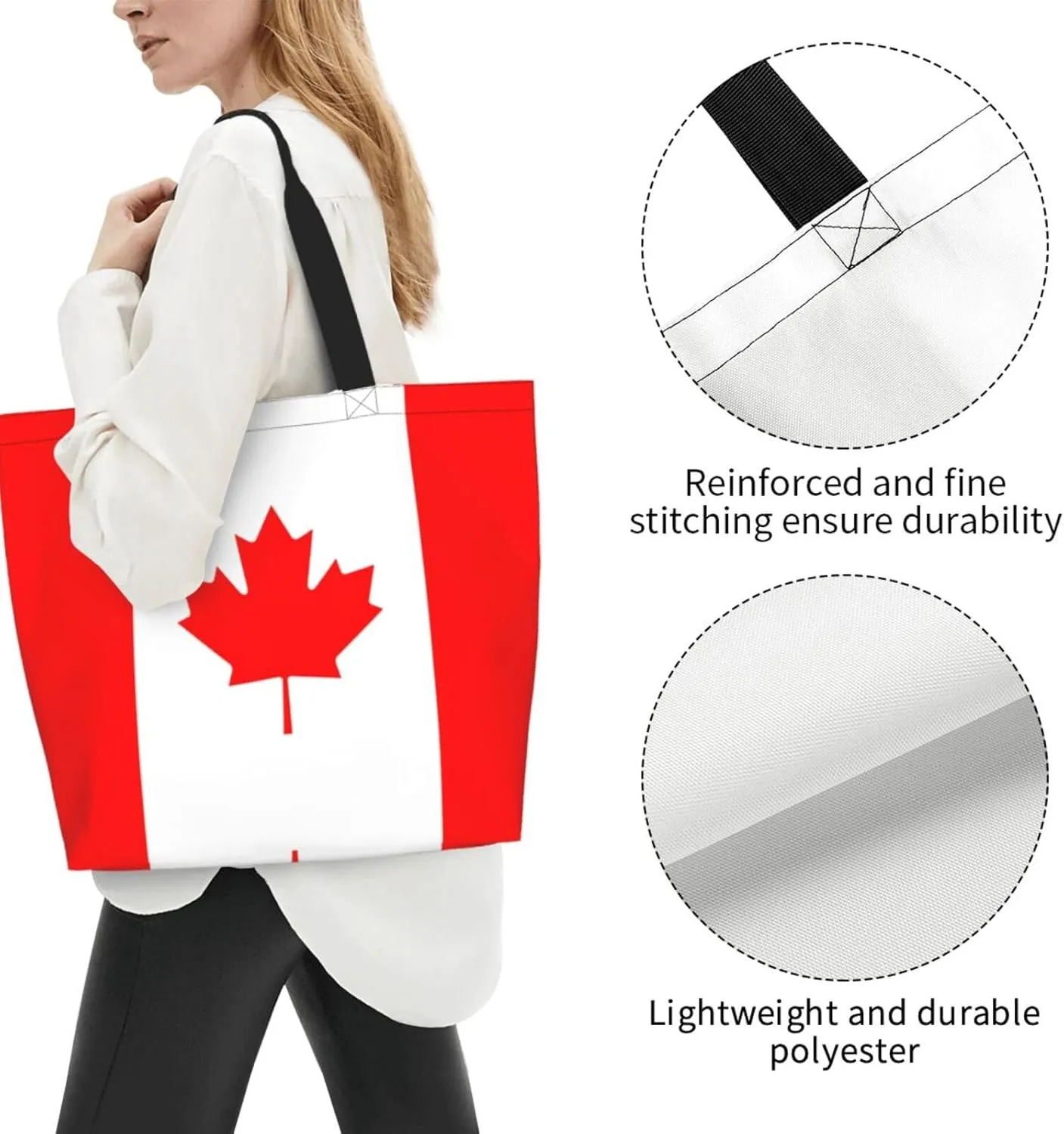 GTEVUTS State Flag Grocery Bag Large Handbag Reusable Shoulder Totes Bags-Cute Beach Bag Shopping Bag for Travel Outdoor