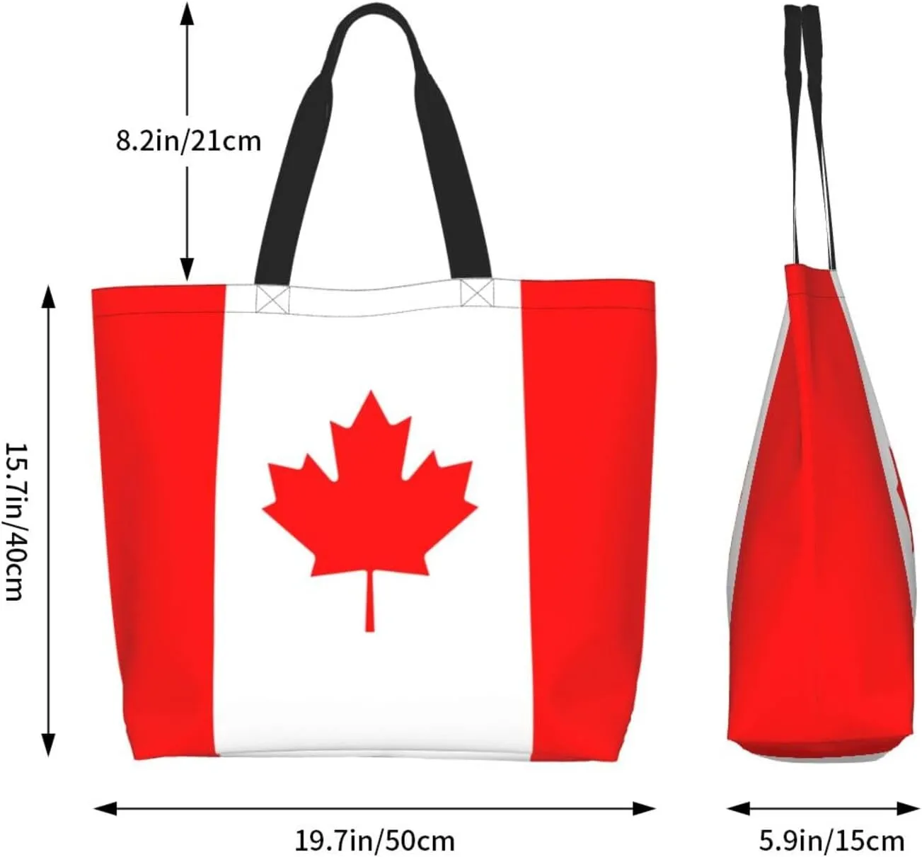 GTEVUTS State Flag Grocery Bag Large Handbag Reusable Shoulder Totes Bags-Cute Beach Bag Shopping Bag for Travel Outdoor