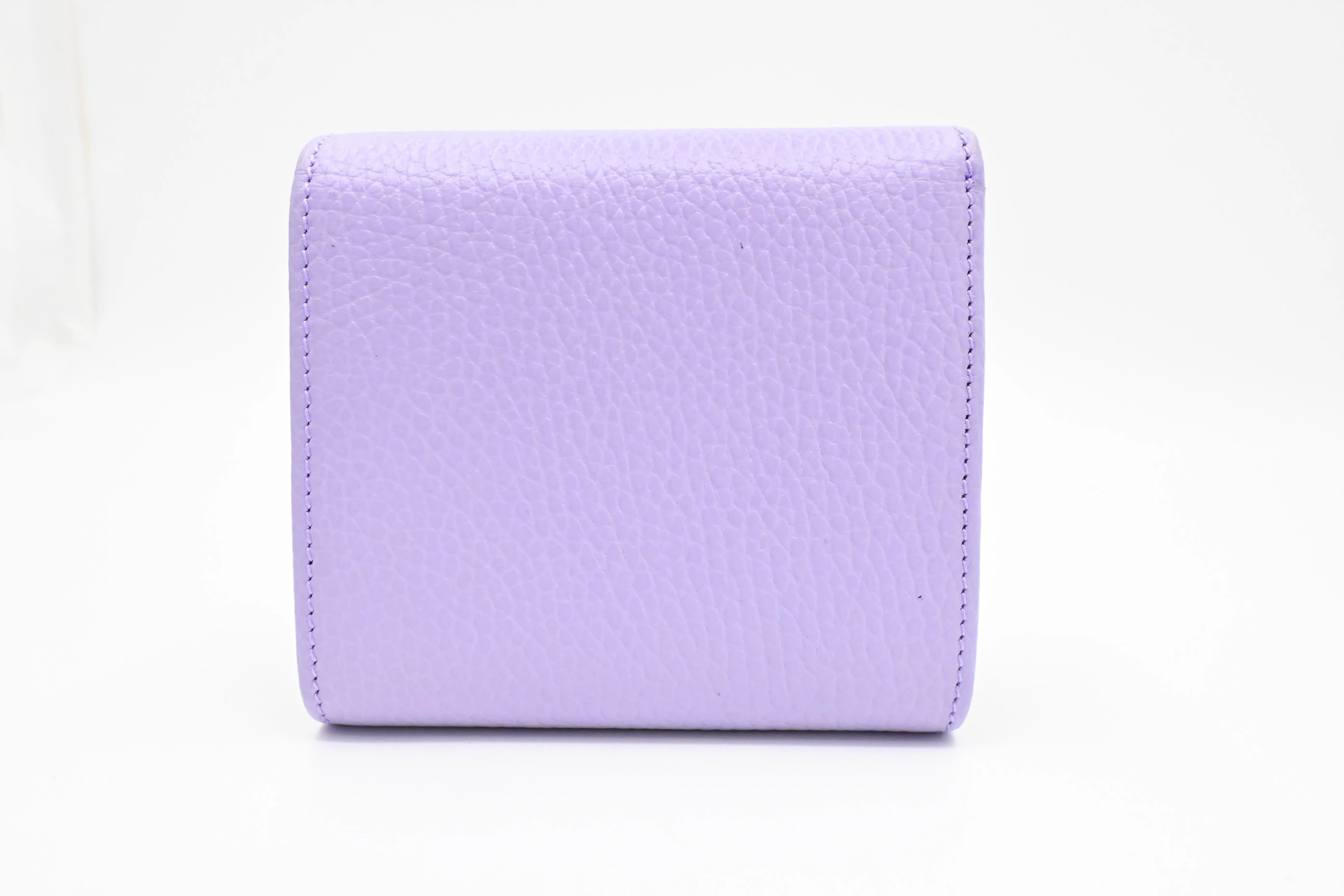 Gucci Double G Medium Wallet in Lilac Leather
