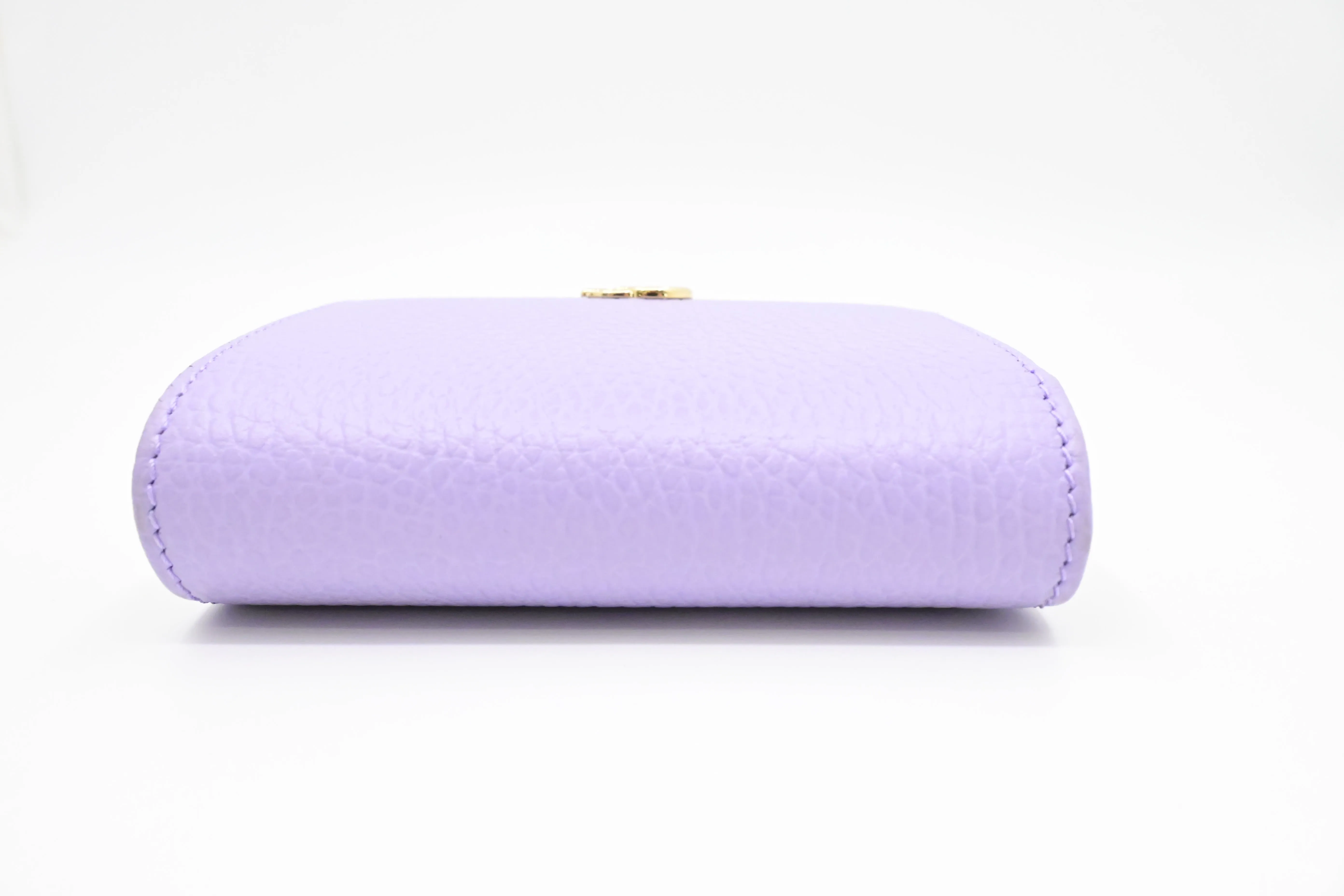 Gucci Double G Medium Wallet in Lilac Leather