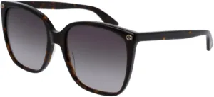 Gucci GG0022S Square Sunglasses For Men For Women FREE Complimentary Eyewear Care Kit