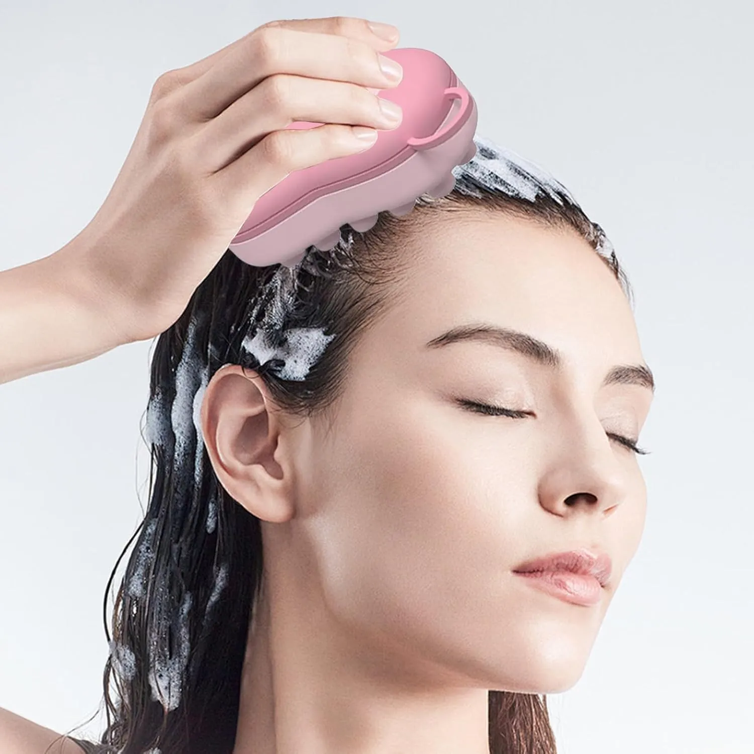 Hair Scalp Massager - Scalp Massage Brush | 4.92x2.91x0.94 Inches Scalp Massaging Brush, Ice Detangling Hair Comb, Anti-Static Portable Ice Scalp Massage Comb for Women, Men, Travel, Spa, Daily