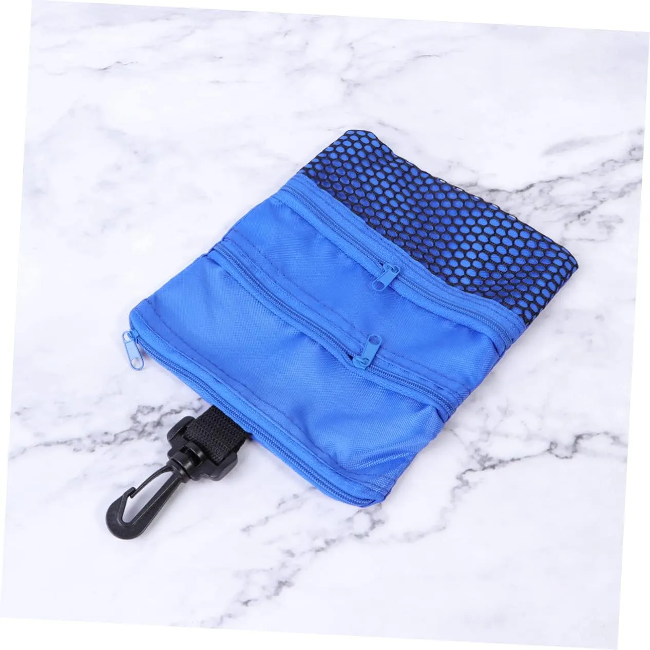 HANABASS 3 Pcs Suite Zipper Baseball Mallet Balls Kit Bicycle Model Scale Tote Bag Accessories Seahorse Keychain