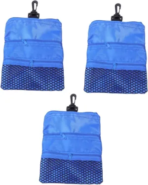 HANABASS 3 Pcs Suite Zipper Baseball Mallet Balls Kit Bicycle Model Scale Tote Bag Accessories Seahorse Keychain