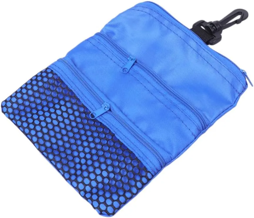 HANABASS 3 Pcs Suite Zipper Baseball Mallet Balls Kit Bicycle Model Scale Tote Bag Accessories Seahorse Keychain