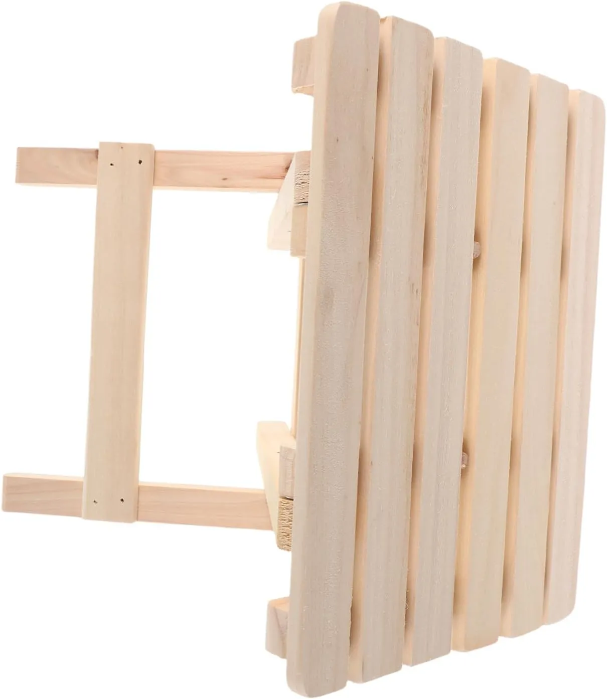 HANABASS Portable Solid Wood Folding Stool Lightweight Camping Chair for Home Use Shower Bench Outdoor Activities Hiking Fishing and Versatile Seating