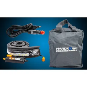 HARD KORR LIFESTYLE 1.3M EZY-FIT LED AWNING LIGHT KIT ORANGE/WHITE