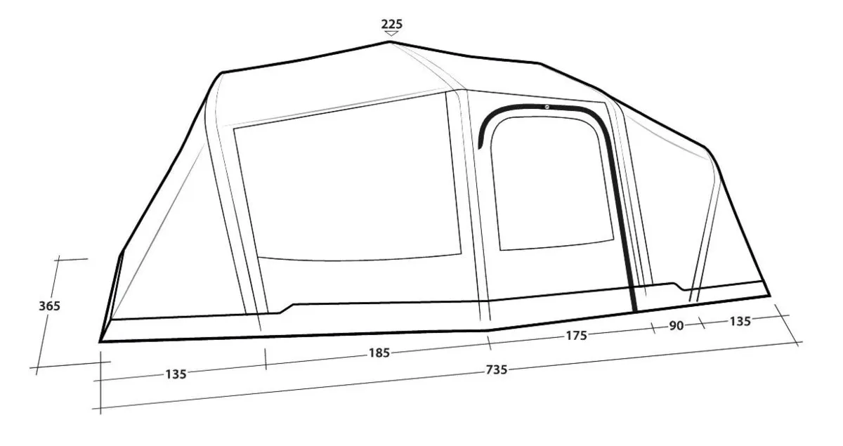 Hartford 6 Air Tent