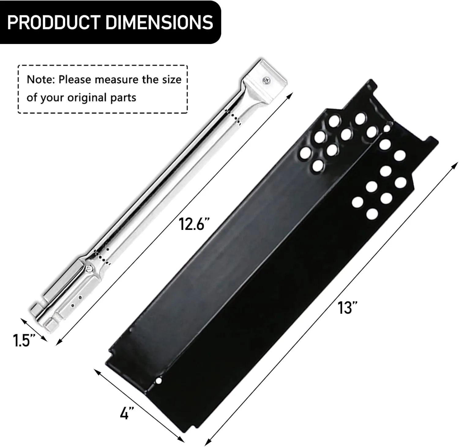 Hisencn Repair Kit Replacement for Charbroil Classic 360 3-Burner Gas Grills, for Char-Broil 463742418 463773717 463773817 463773917, for American Gourmet 465735621, G320-0200-W1, G215-0203-W1