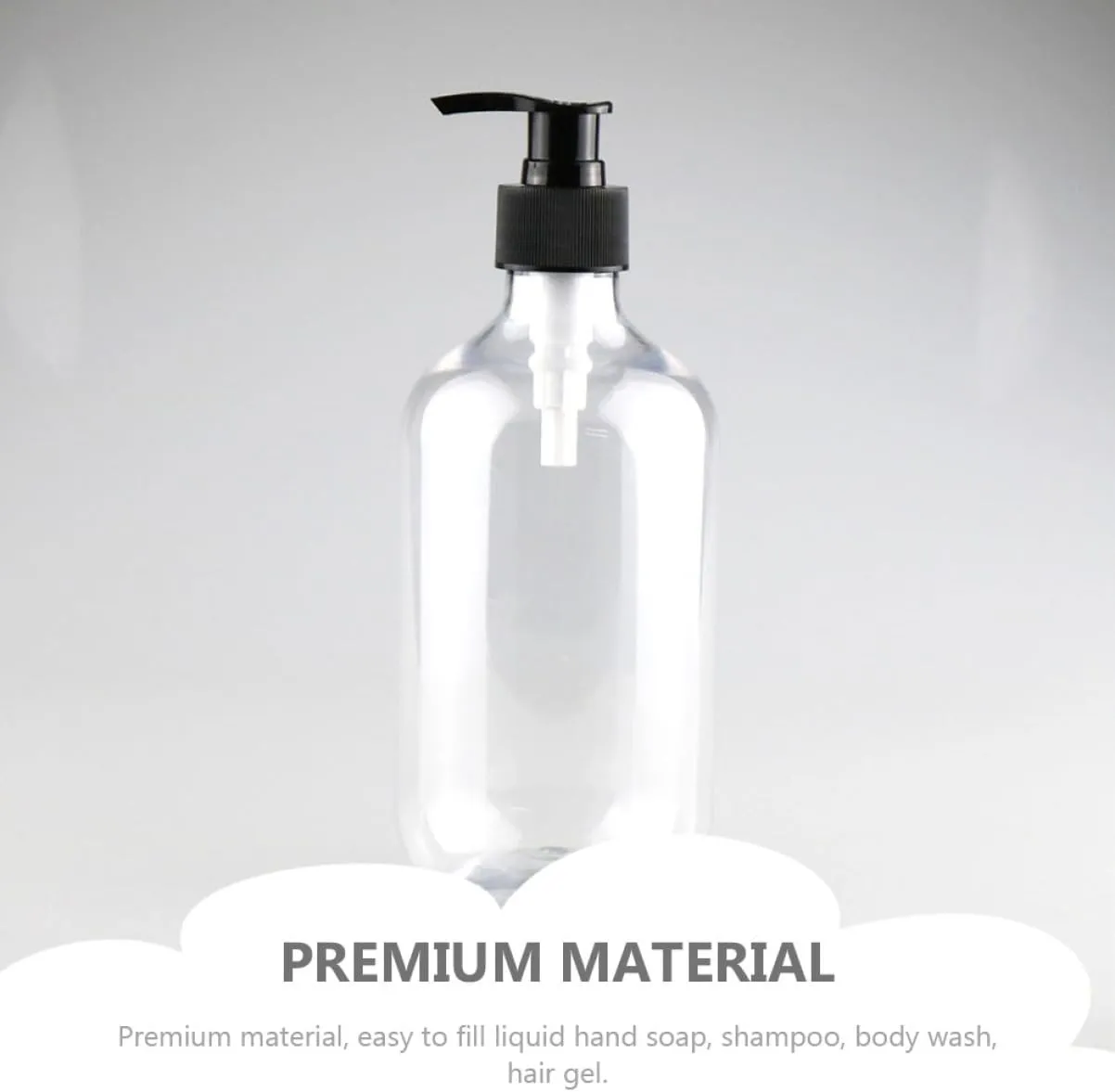 Housoutil Leakproof 6Pcs Travel Containers CompactPP Bottles for Cosmetics Toiletries