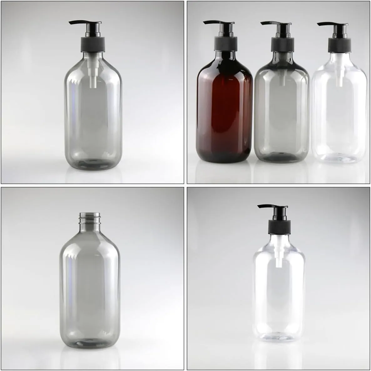 Housoutil Leakproof 6Pcs Travel Containers CompactPP Bottles for Cosmetics Toiletries