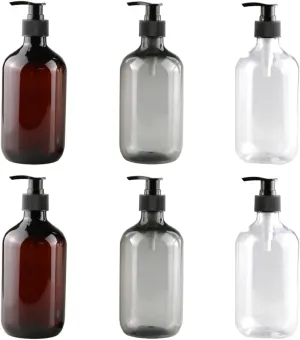 Housoutil Leakproof 6Pcs Travel Containers CompactPP Bottles for Cosmetics Toiletries