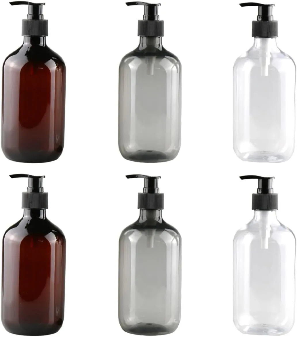 Housoutil Leakproof 6Pcs Travel Containers CompactPP Bottles for Cosmetics Toiletries
