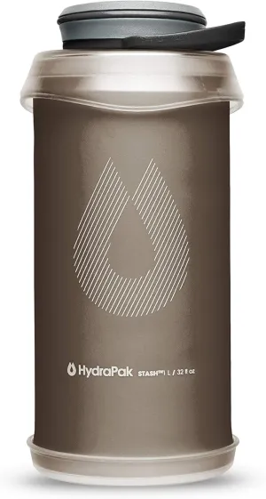 Hydrapak Stash Collapsible Bottle (1 Litre) - AW20 - One - Grey