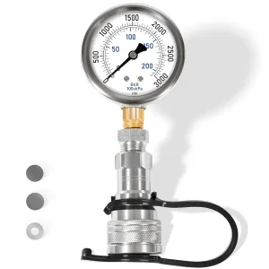 Hydraulic Pressure Boost Kit with Gauge Fit for Kubota BX, B, LX, MX, L Series Most Tractors, HST Hydraulic Shims Great to Promote 25% Pressure Power UP