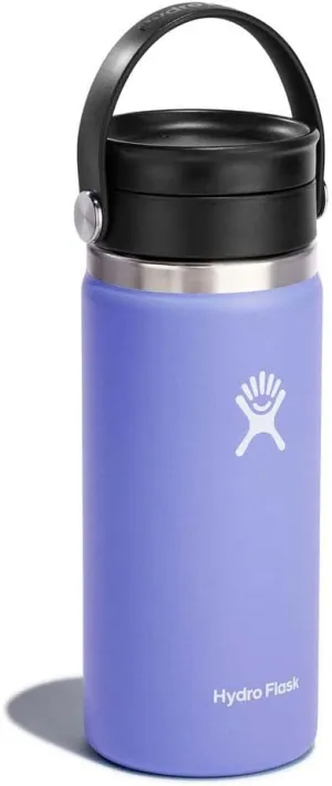 Hydro Flask 16 oz Wide Mouth with Flex Sip Lid Stainless Steel Reusable Water Bottle Lupine - Vacuum Insulated, Dishwasher Safe, BPA-Free, Non-Toxic