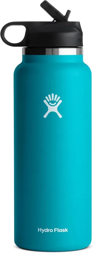 Hydro Flask 40 oz Wide Mouth Straw Lid Laguna