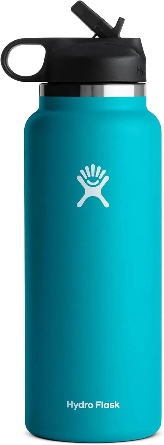 Hydro Flask 40 oz Wide Mouth Straw Lid Laguna