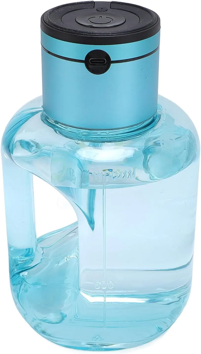 Hydrogen Water Bottle, 1000 Ml of Hydrogen Sports Bottle 2 5V Modes for the Home (Blue)