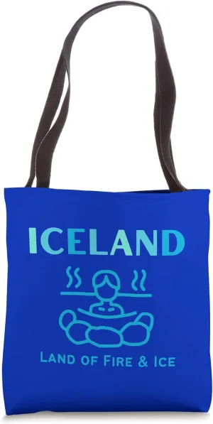 Iceland Travel Clothing & Accessories Blue Pools & Lagoons Tote Bag