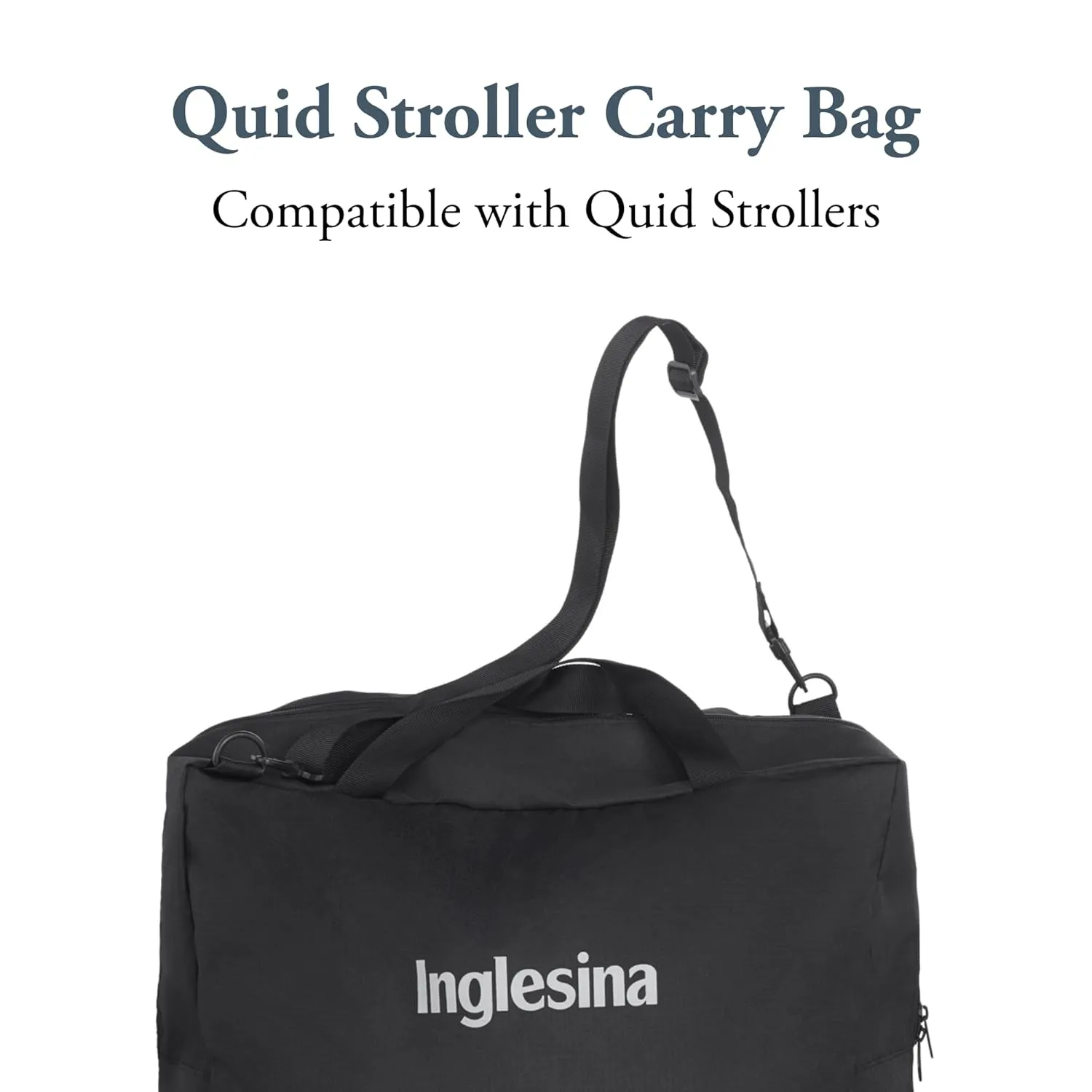 Inglesina Quid Stroller Carry Bag - Compatible with Bugaboo Butterfly, Stokke Yoyo, Joolz Aer , Ergobaby Metro , Removable Strap for Easy Transport – Durable, BPA-Free, Convenient Storage & Protection