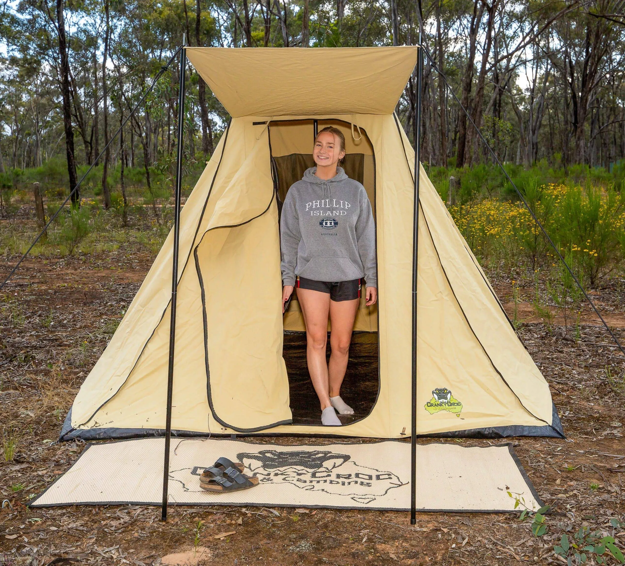 Instant Canvas Safari Tent by Cranky Croc