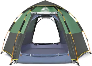 Instant Pop Up Tent Family Camping Tent 3/4/5/6/7/8 Person Portable Tent Automatic Tent Windproof for Camping Hiking Mountaineering